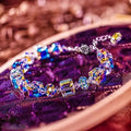 Northern Lights Artificial Crystal Bracelet 7"+ 2" Extension Chain by DailySale