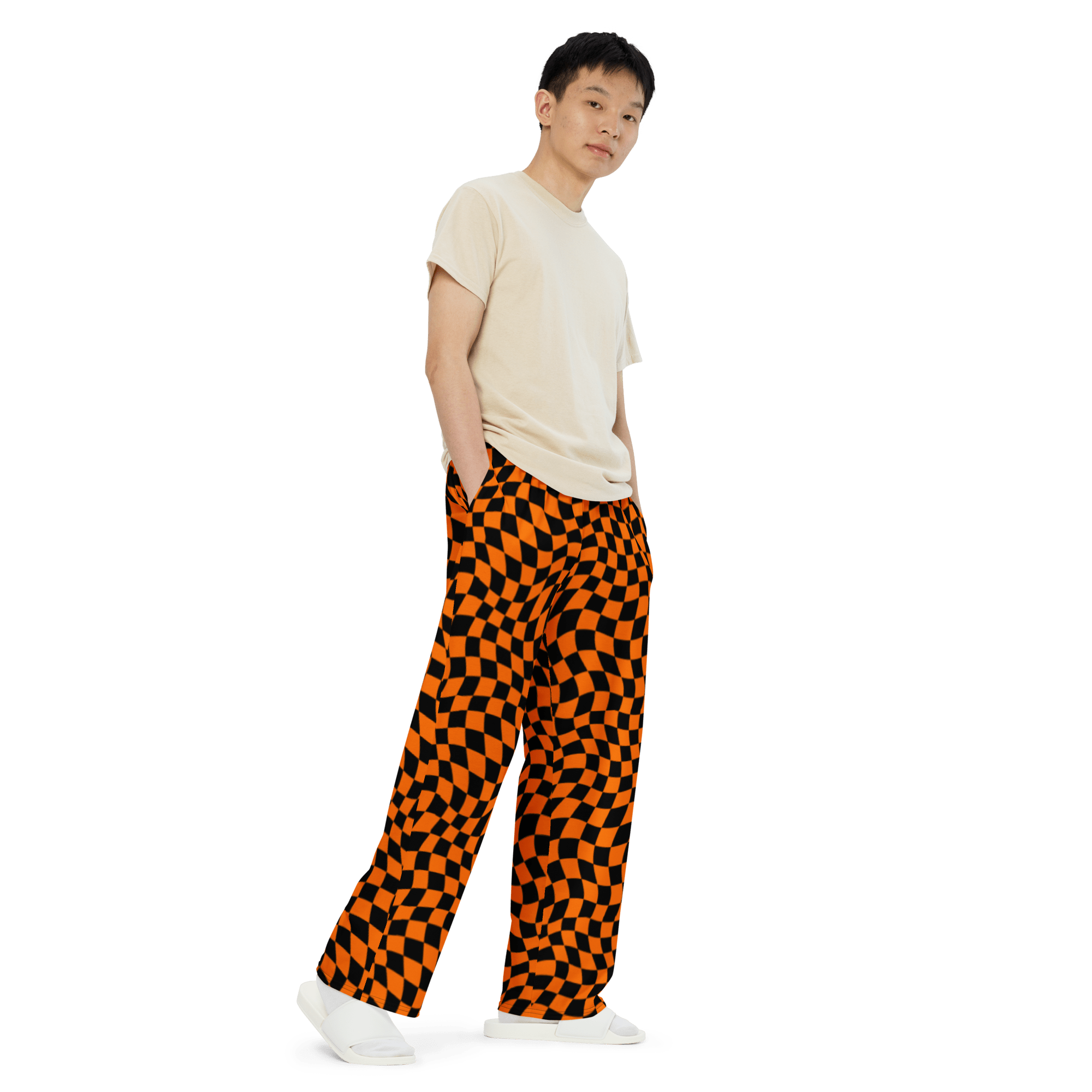 October Tiles Wide Leg Lounge Pants by Goth Cloth Co.