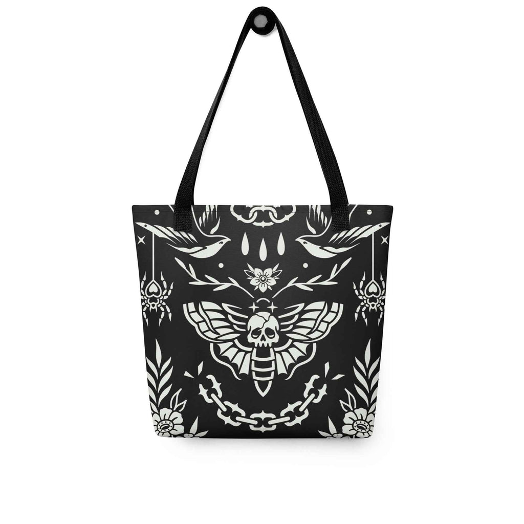 Old School Ink Tote Bag by Goth Cloth Co.