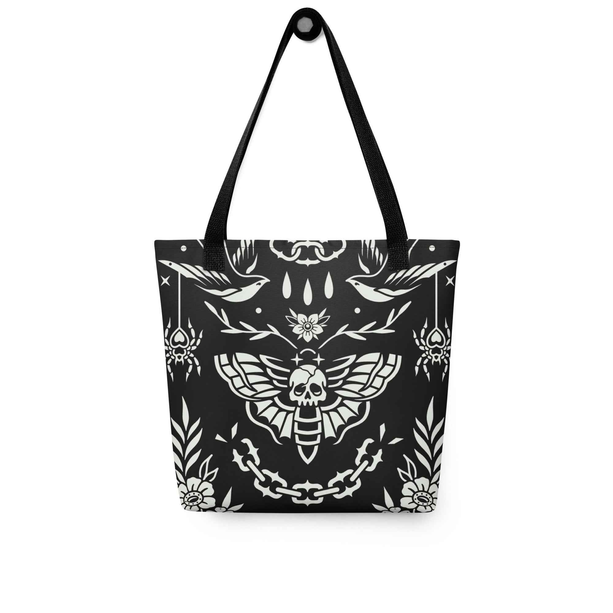 Old School Ink Tote Bag by Goth Cloth Co.