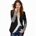 Ombre Sequin Sleeve Blazer(MS242) by Mariam's Collection