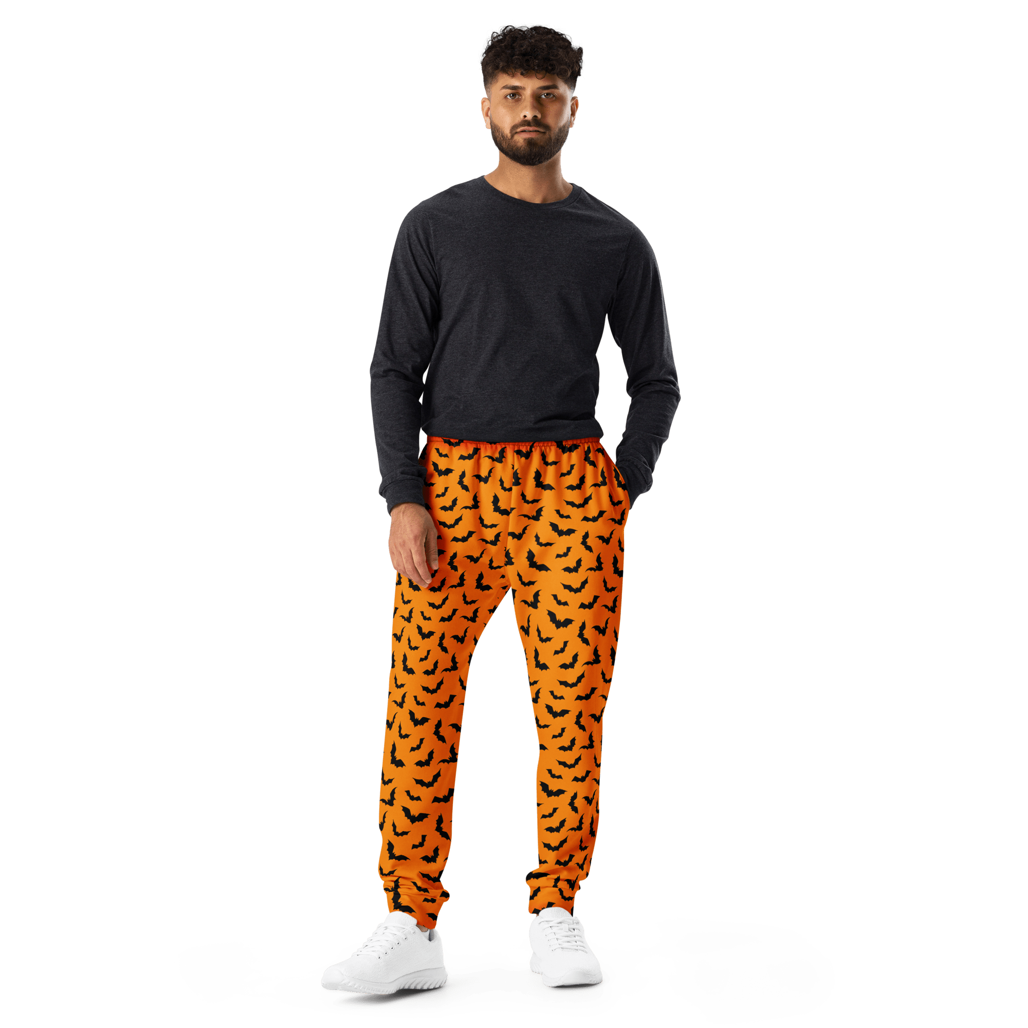Orange Eclipse Unisex Joggers by Goth Cloth Co.