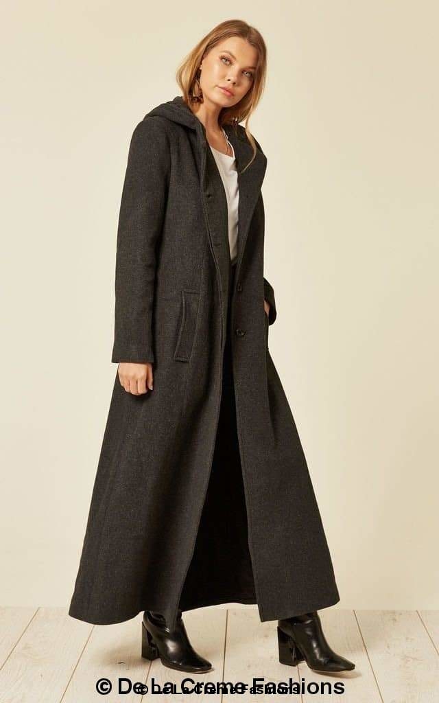 Oversized Wool Blend Hooded Coat 1716 for Ultimate Stylish Comfort by Rose Eleusis