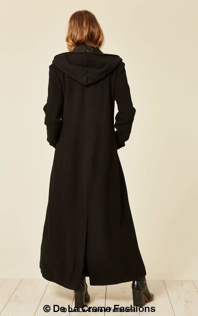 Oversized Wool Blend Hooded Coat 1716 for Ultimate Stylish Comfort by Rose Eleusis