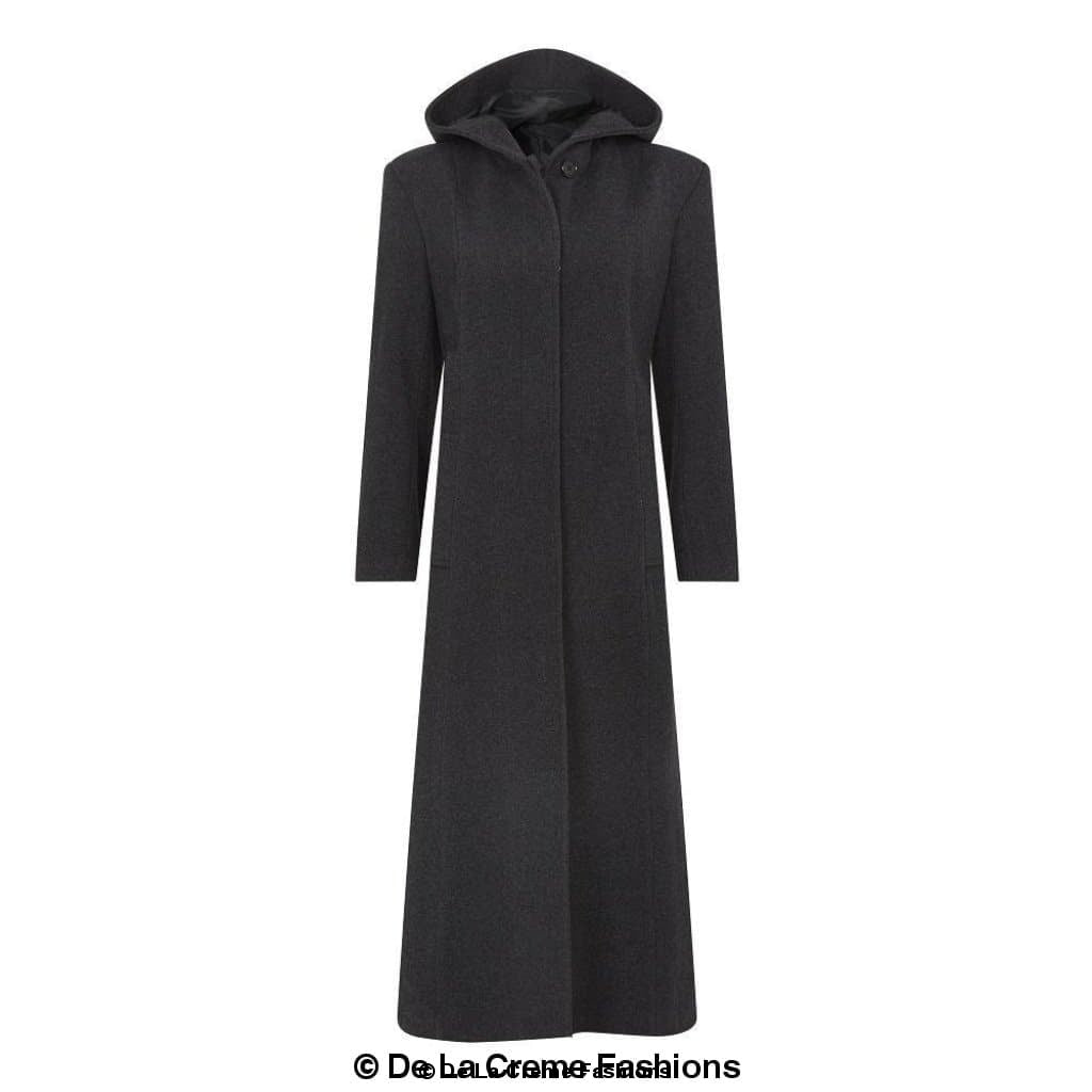 Oversized Wool Blend Hooded Coat 1716 for Ultimate Stylish Comfort by Rose Eleusis