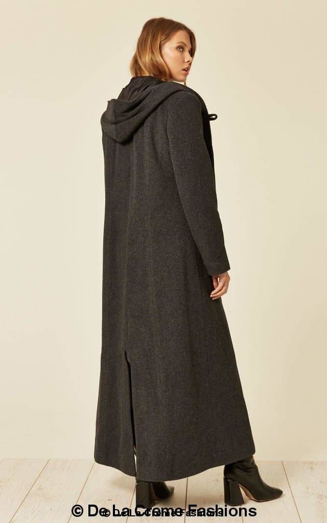 Oversized Wool Blend Hooded Coat 1716 for Ultimate Stylish Comfort by Rose Eleusis
