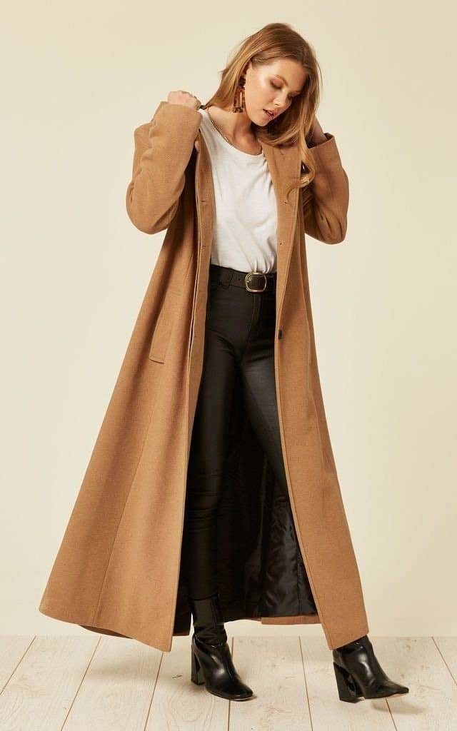 Oversized Wool Blend Hooded Coat 1716 for Ultimate Stylish Comfort by Rose Eleusis