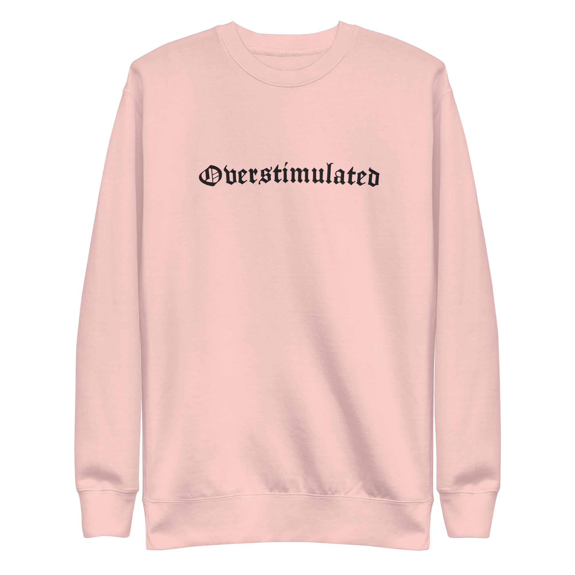 Overstimulated Embroidered Sweatshirt by Goth Cloth Co.