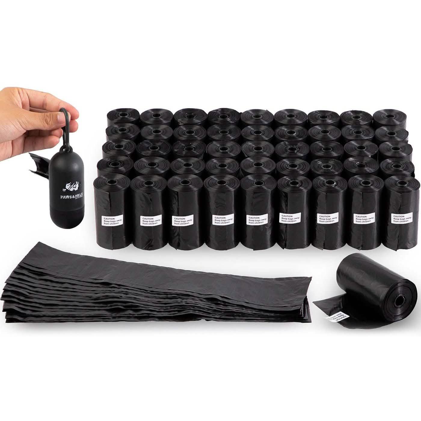 Oxo-Biodegradable Poop Bags for Dogs and Cats with Dispenser by DailySale