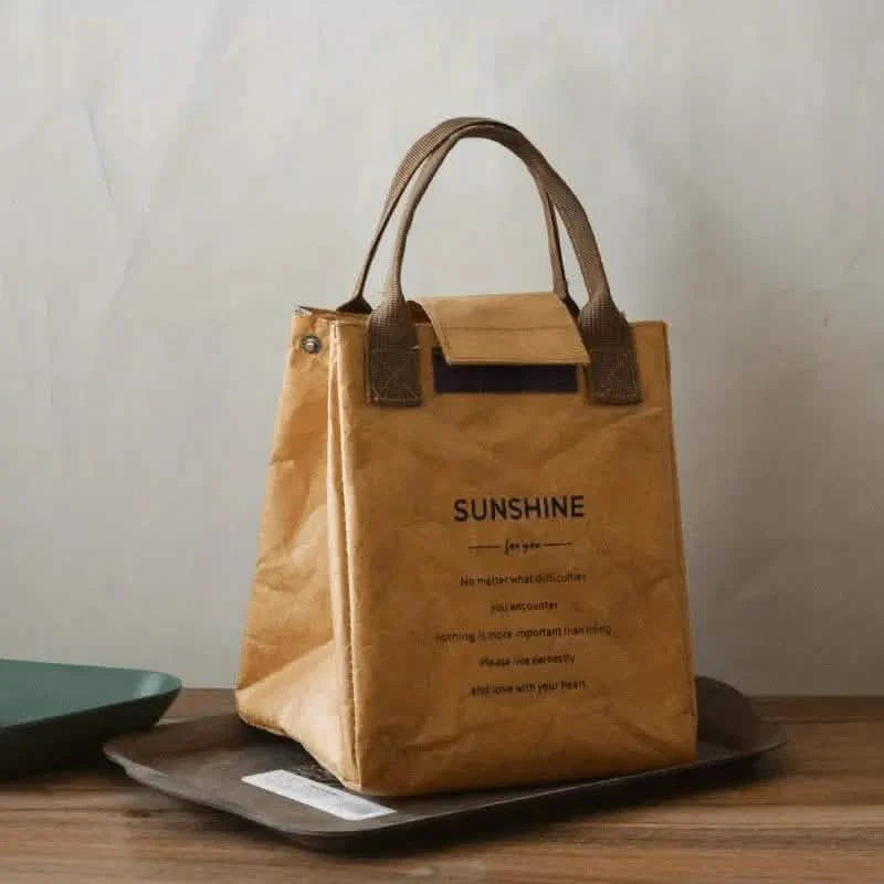 Paper Bento Bag Waterproof And Oilproof Insulation Bag by DailySale