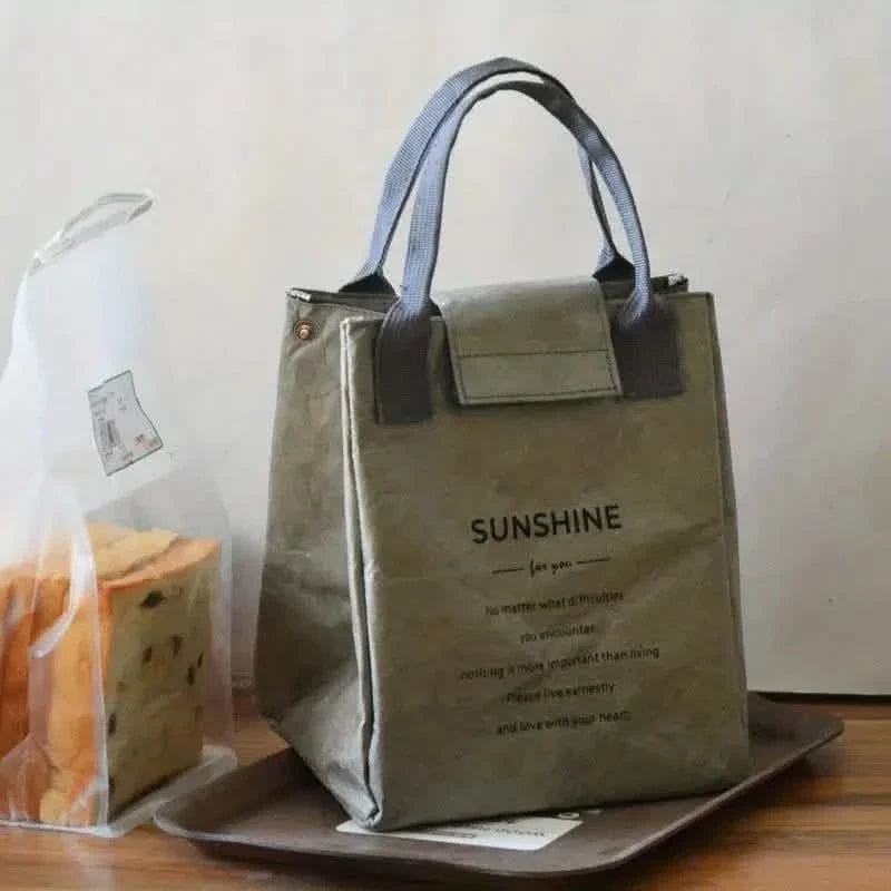 Paper Bento Bag Waterproof And Oilproof Insulation Bag by DailySale