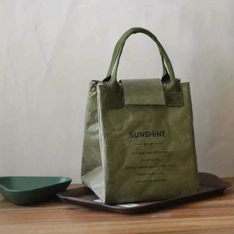 Paper Bento Bag Waterproof And Oilproof Insulation Bag by DailySale