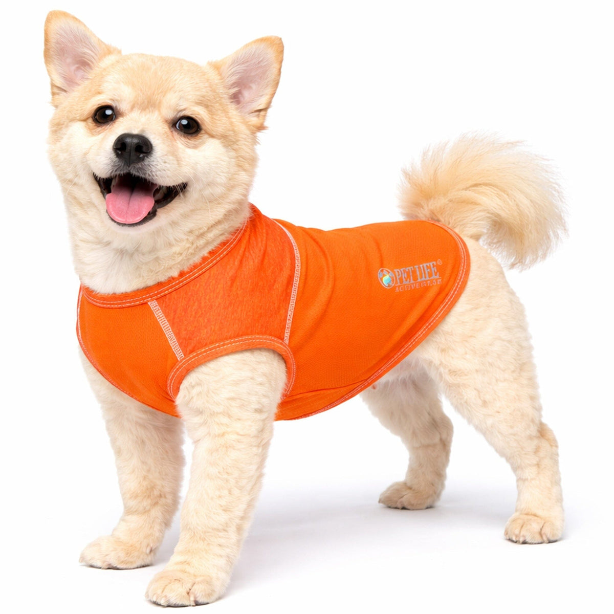 Pet Life ® Active 'Aero-Pawlse' Quick-Dry and 4-Way-Stretch Yoga Fitness Dog T-Shirt Tank Top by Pet Life