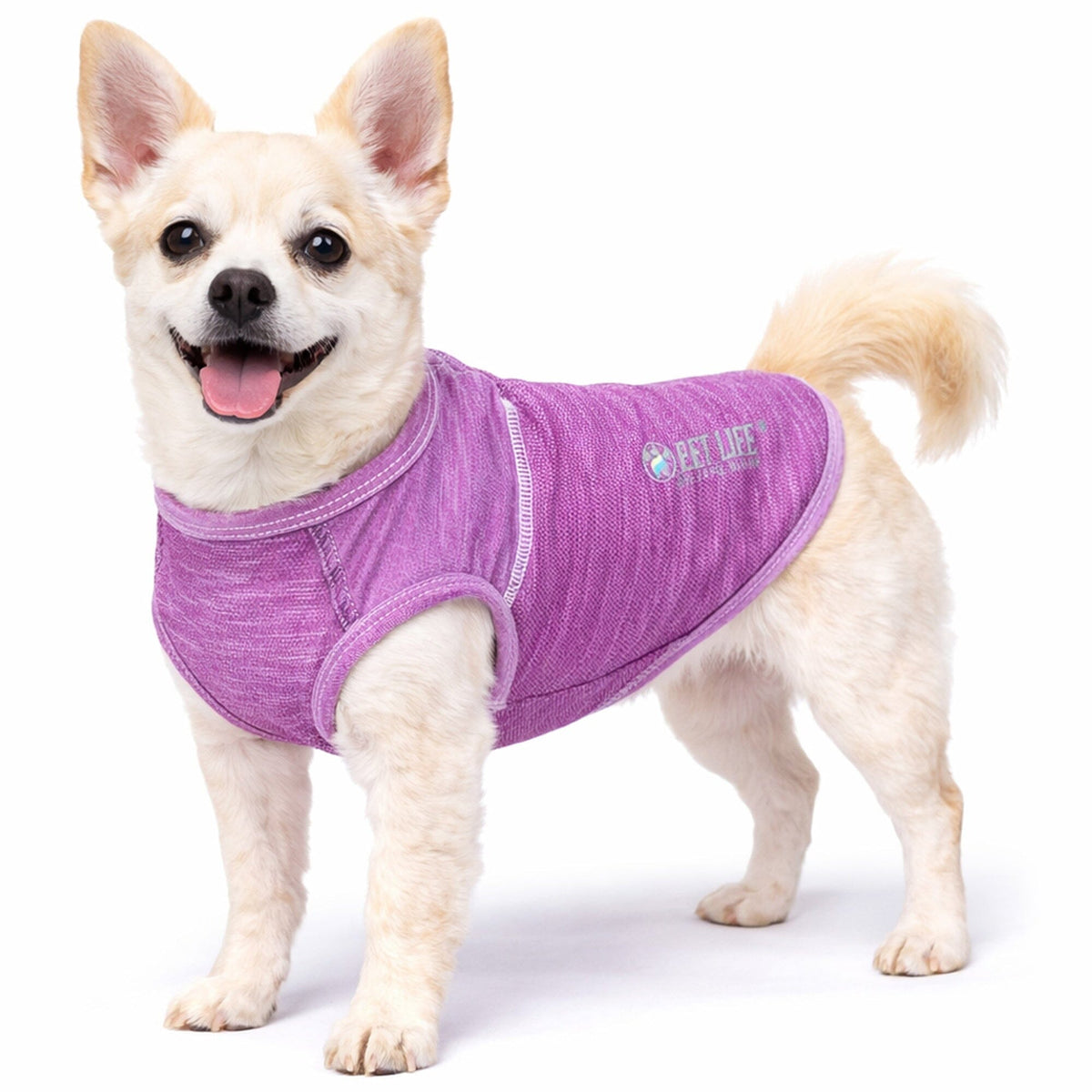 Pet Life ® Active 'Aero-Pawlse' Quick-Dry and 4-Way-Stretch Yoga Fitness Dog T-Shirt Tank Top by Pet Life