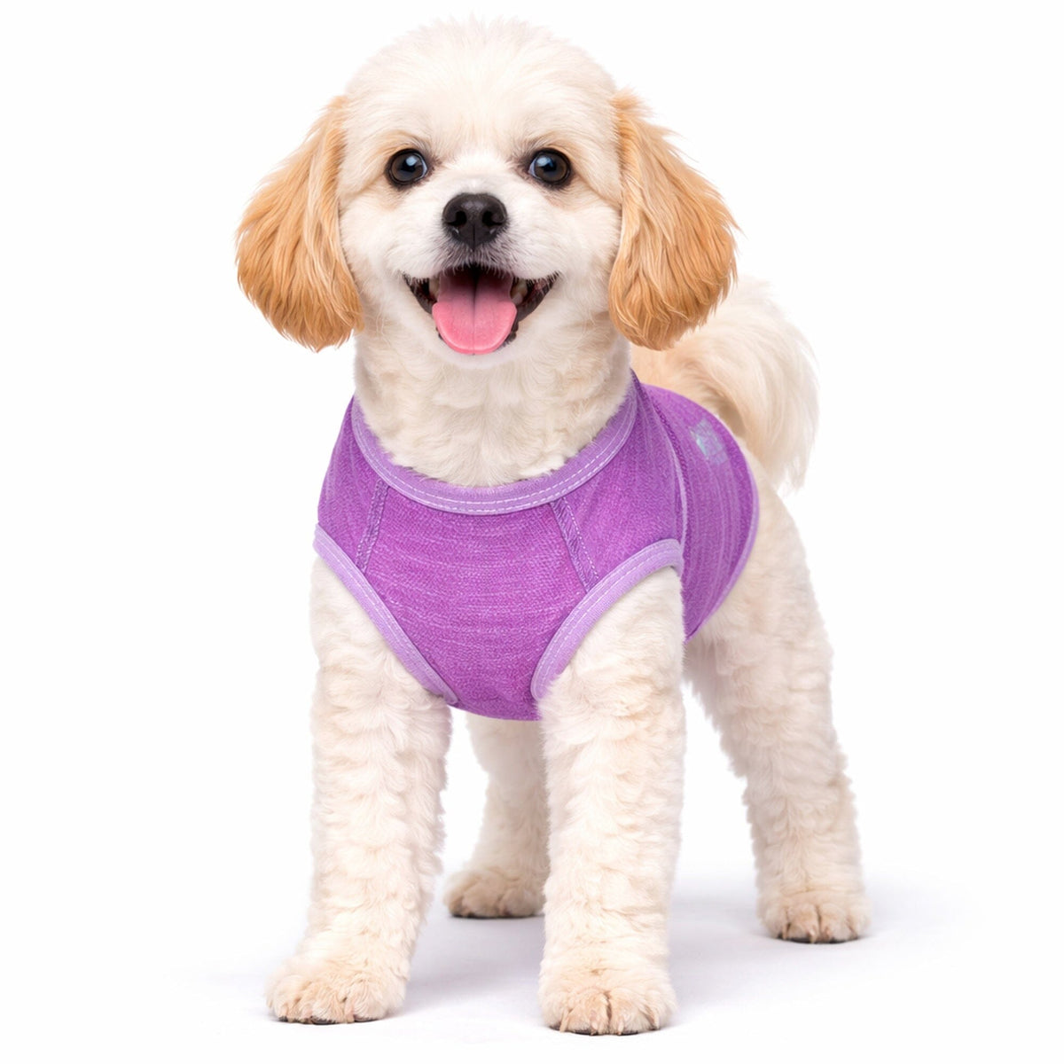 Pet Life ® Active 'Aero-Pawlse' Quick-Dry and 4-Way-Stretch Yoga Fitness Dog T-Shirt Tank Top by Pet Life