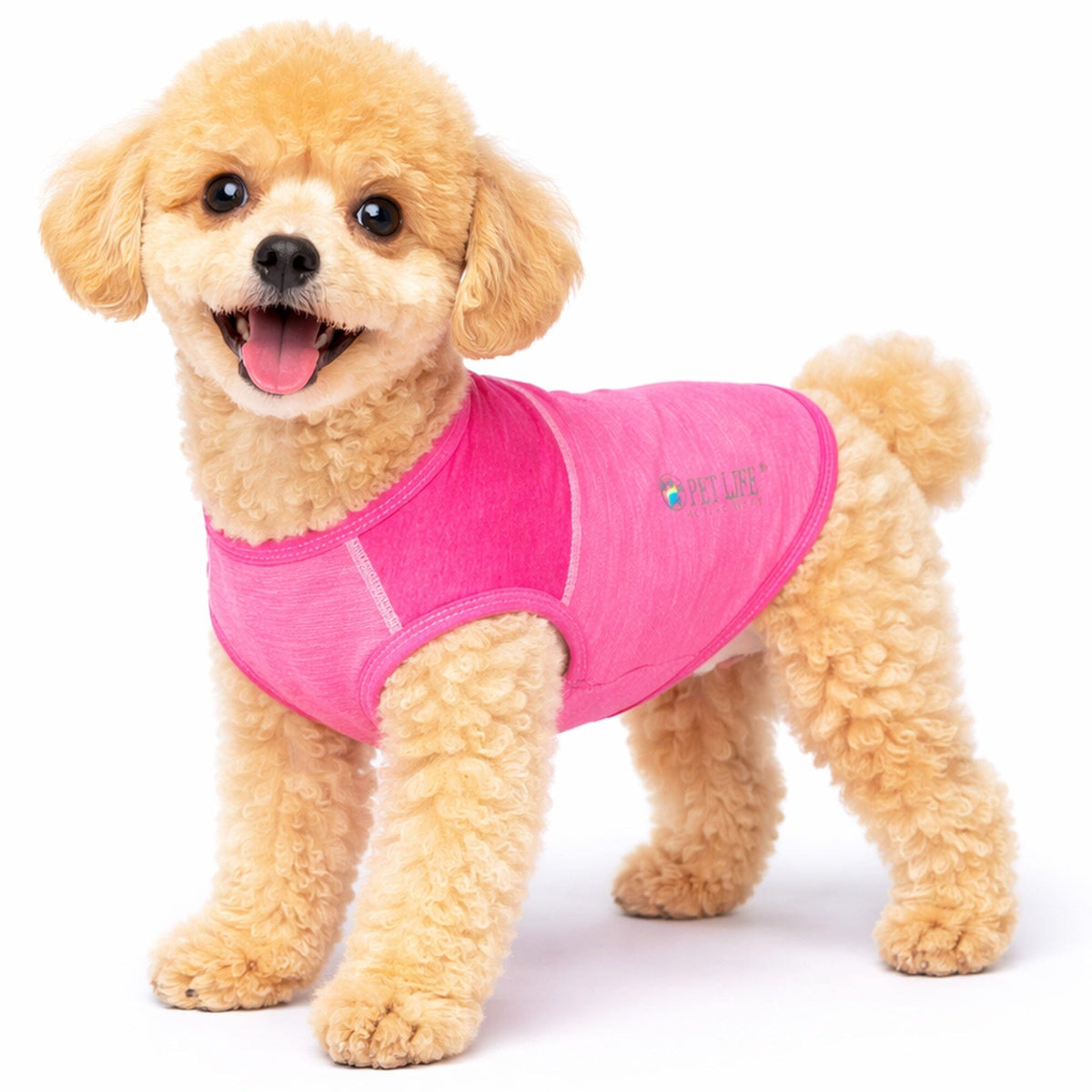 Pet Life ® Active 'Aero-Pawlse' Quick-Dry and 4-Way-Stretch Yoga Fitness Dog T-Shirt Tank Top by Pet Life