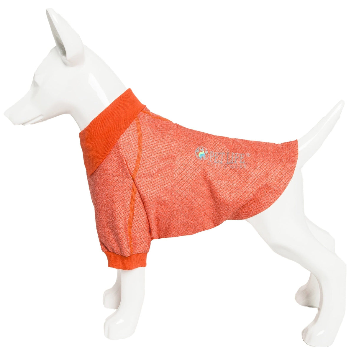 Pet Life ® Active 'Fur-Flex' Stretch and Quick-Dry Anti-Odor Fitness Yoga Dog Polo T-Shirt by Pet Life