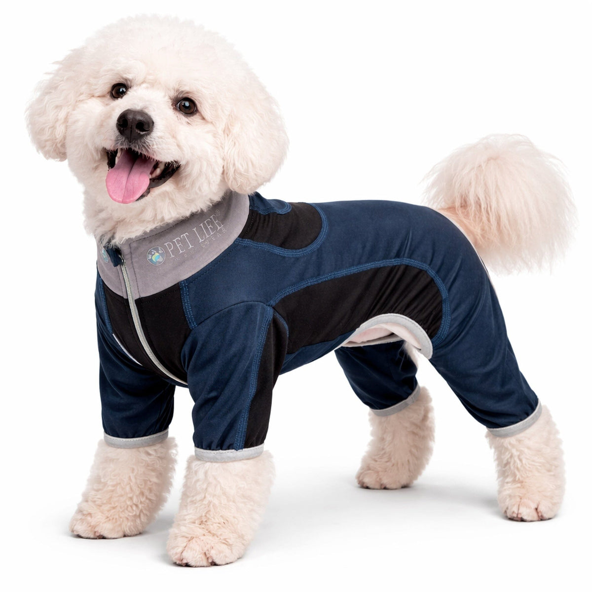 Pet Life ® Active 'Warm-Pup' Stretchy and Quick-Drying Fitness Dog Yoga Warm-Up Tracksuit by Pet Life
