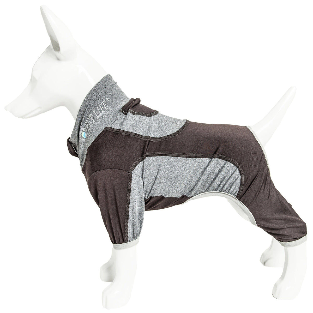 Pet Life ® Active 'Warm-Pup' Stretchy and Quick-Drying Fitness Dog Yoga Warm-Up Tracksuit by Pet Life