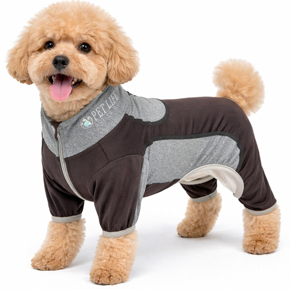 Pet Life ® Active 'Warm-Pup' Stretchy and Quick-Drying Fitness Dog Yoga Warm-Up Tracksuit by Pet Life