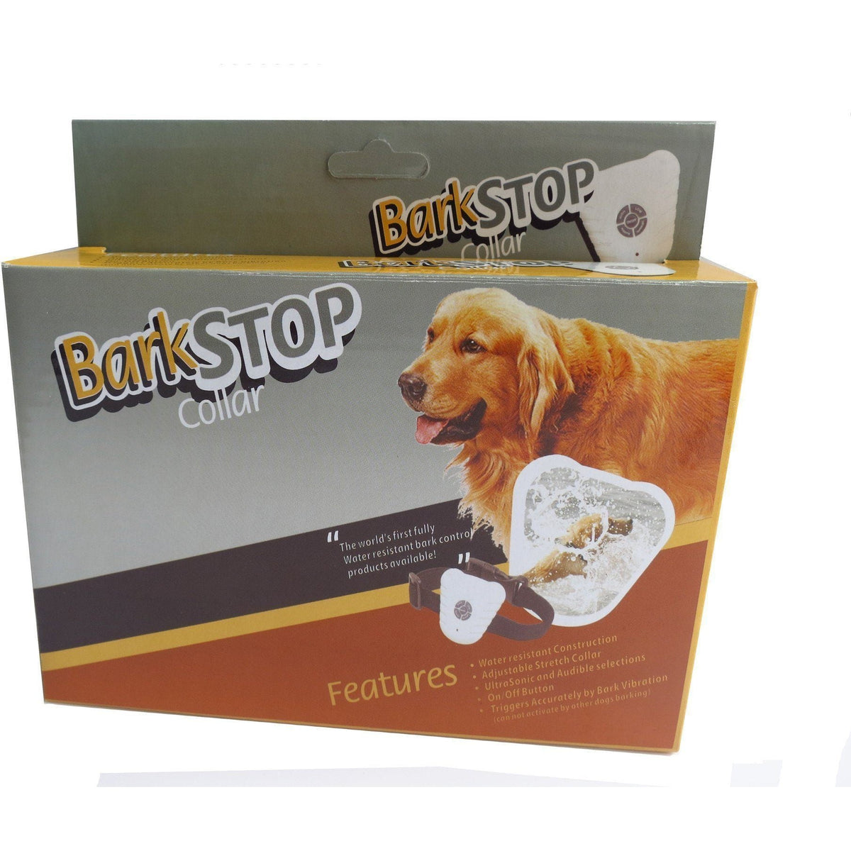 Pet Life ® Anti-Shock Ultrasonic Waterproof Safe Anti-Bark Training Dog Collar by Pet Life