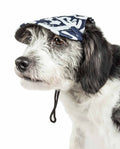 Pet Life ® 'Bone Cappa' Graffiti Sculptured Uv Protectant Adjustable Fashion Dog Hat Cap by Pet Life