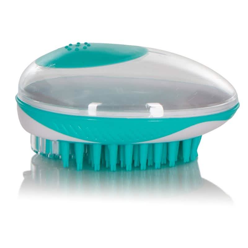 Pet Shampoo Dispensing Grooming Massage Brush by DailySale