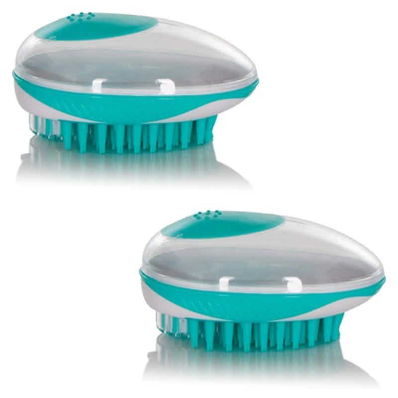 Pet Shampoo Dispensing Grooming Massage Brush by DailySale
