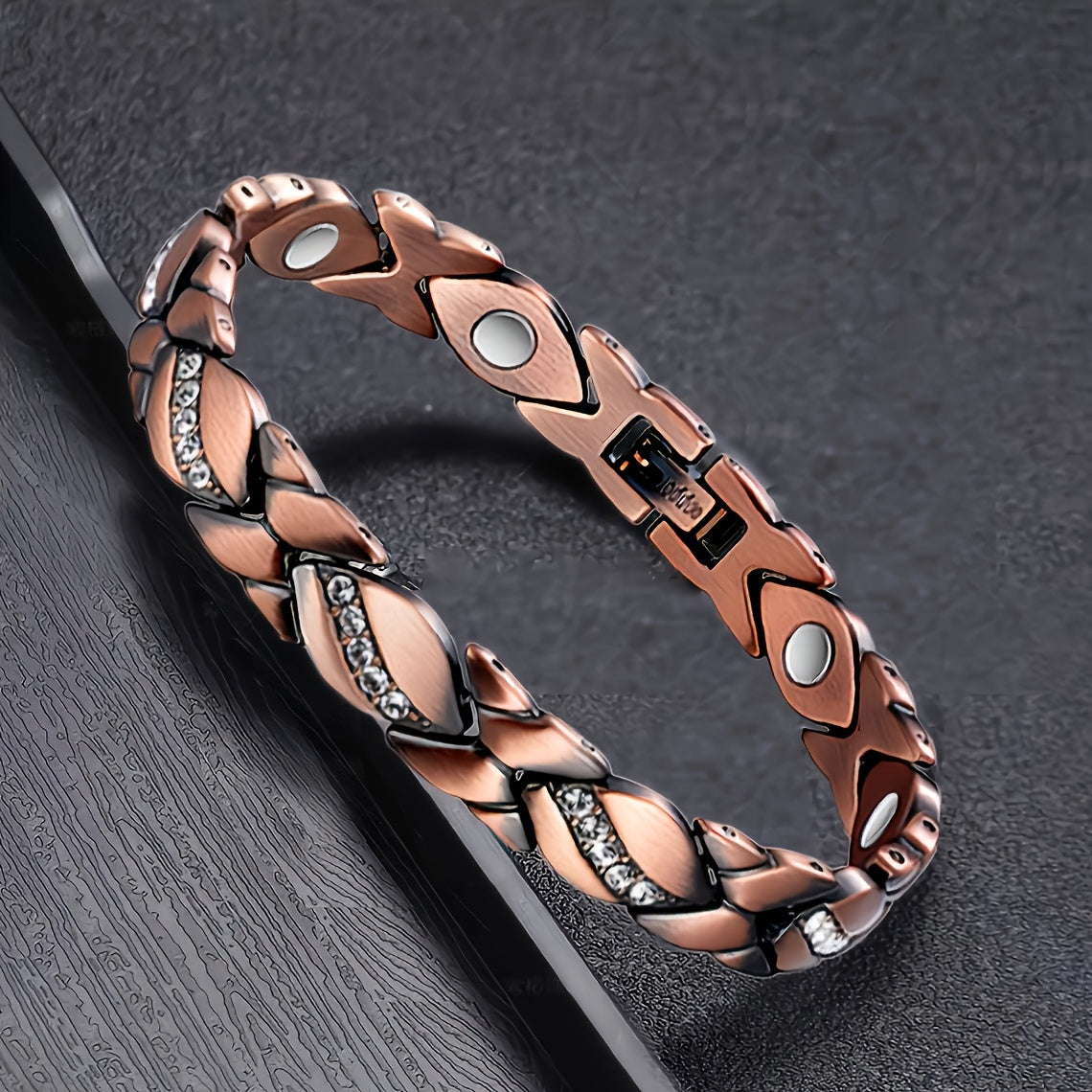 Magnetic Energy Therapy Pain Relief Copper Bracelet For Men And Women by DailySale
