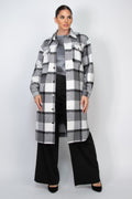 Plaid Buttoned Shacket Coat by Tigbul's Variety Fashion Shop