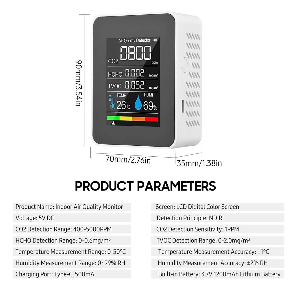 Portable Air Quality Monitor by DailySale