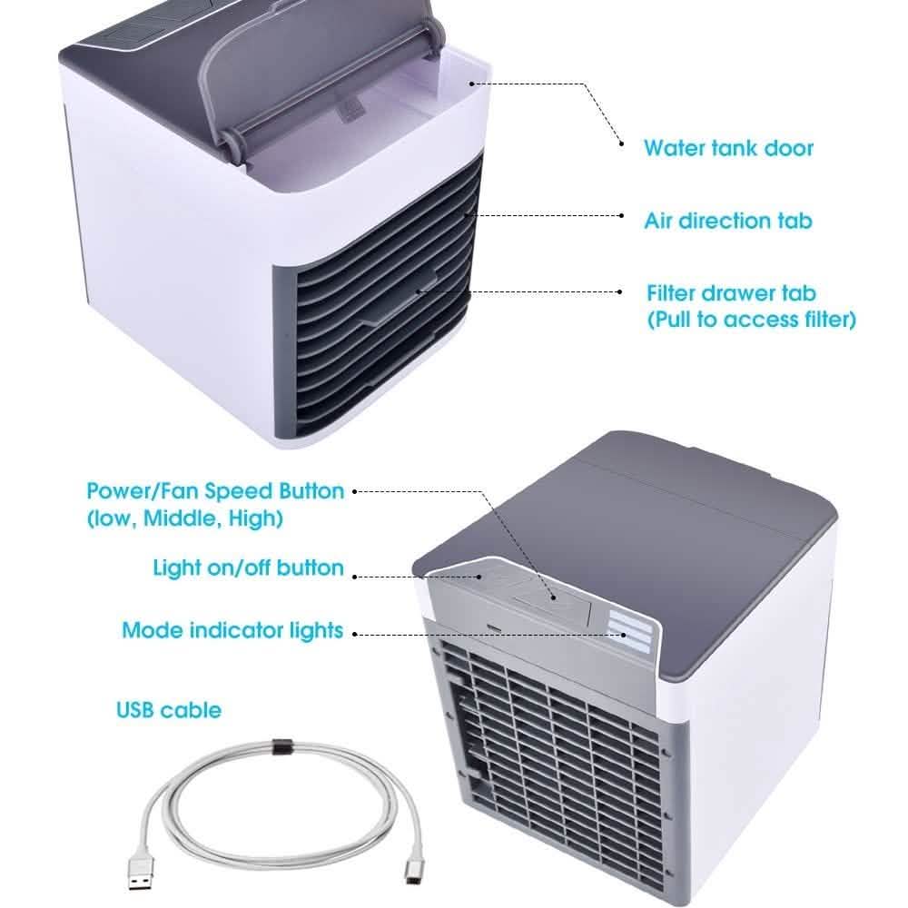 Portable Air Space Cooler & Purifier by DailySale