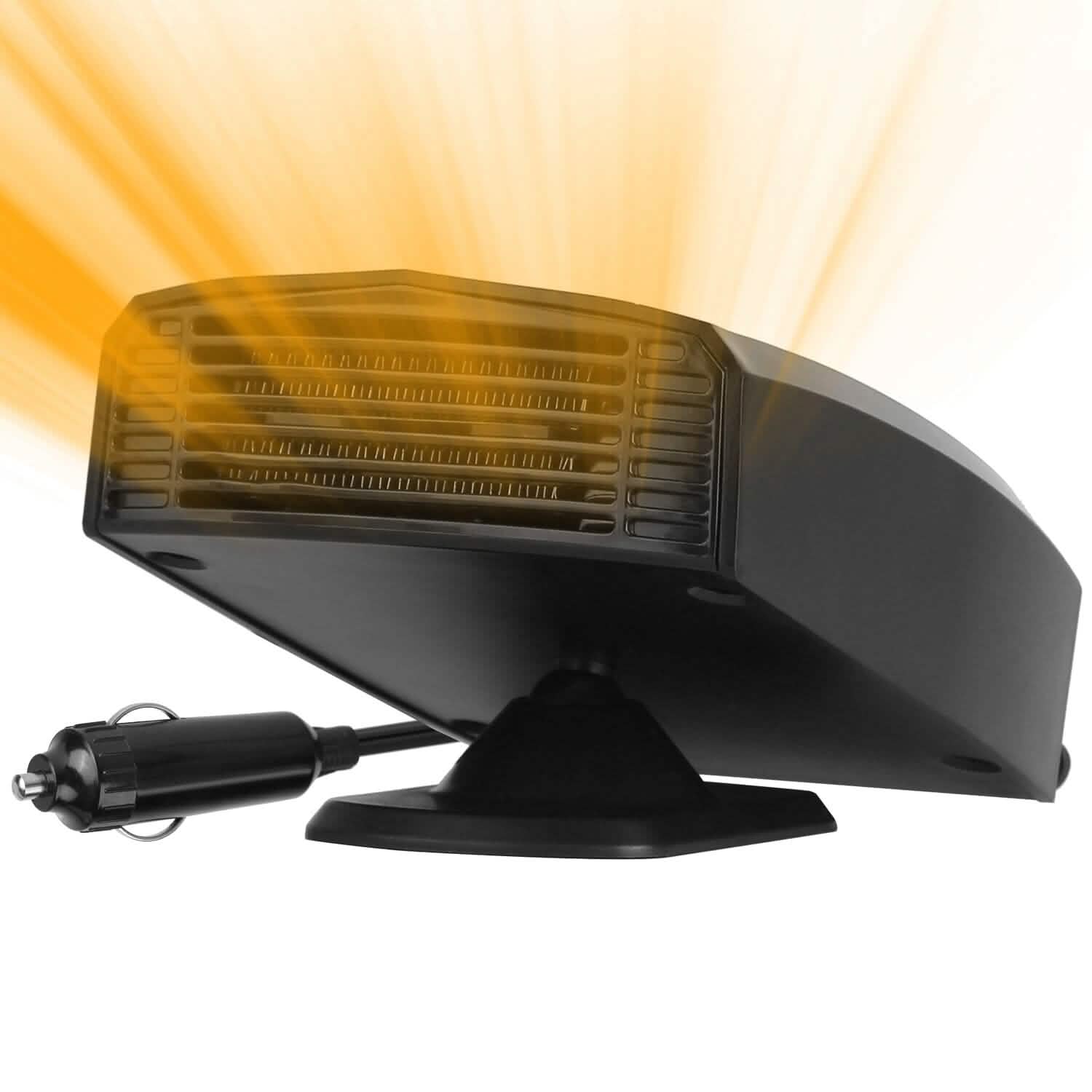 Portable Car Heater Heating Fan 2-in-1 Defroster Defogger Demister Windshield Heater by DailySale