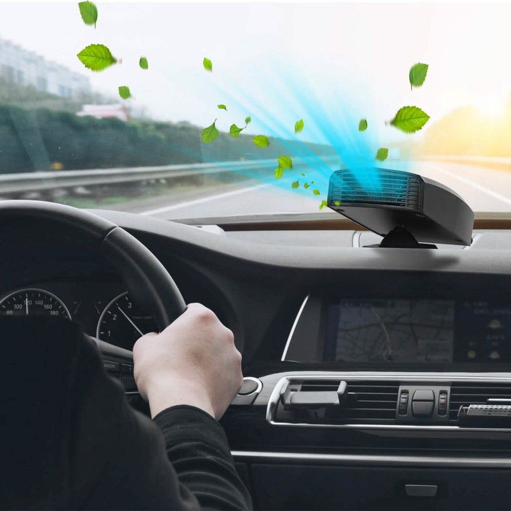 Portable Car Heater Heating Fan 2-in-1 Defroster Defogger Demister Windshield Heater by DailySale