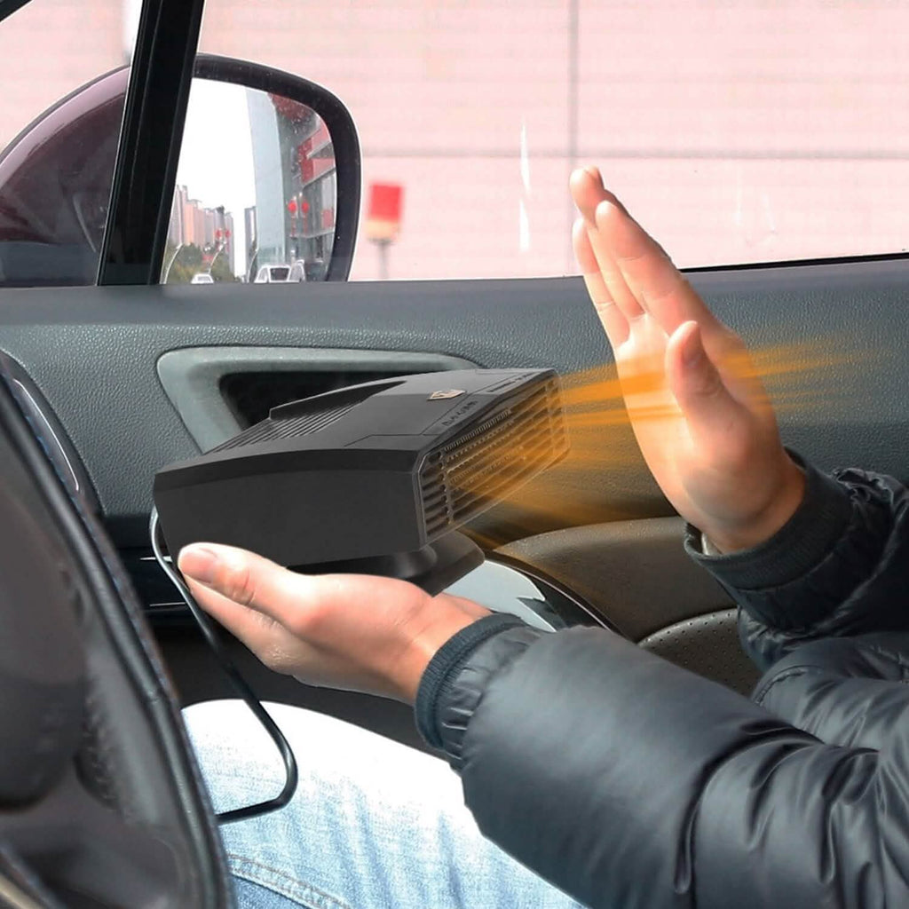 Portable Car Heater Heating Fan 2-in-1 Defroster Defogger Demister Windshield Heater by DailySale
