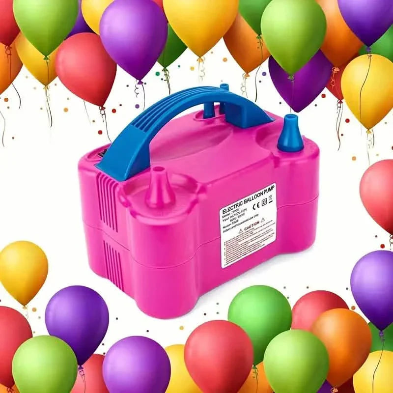 Portable Dual Nozzle Electric Air Balloon Pump and Tying Tool by DailySale