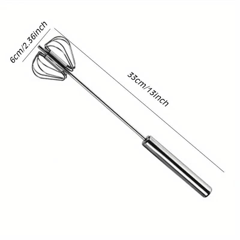 Portable Handheld Mixer (Semi-Automatic, No Electricity Needed) by DailySale