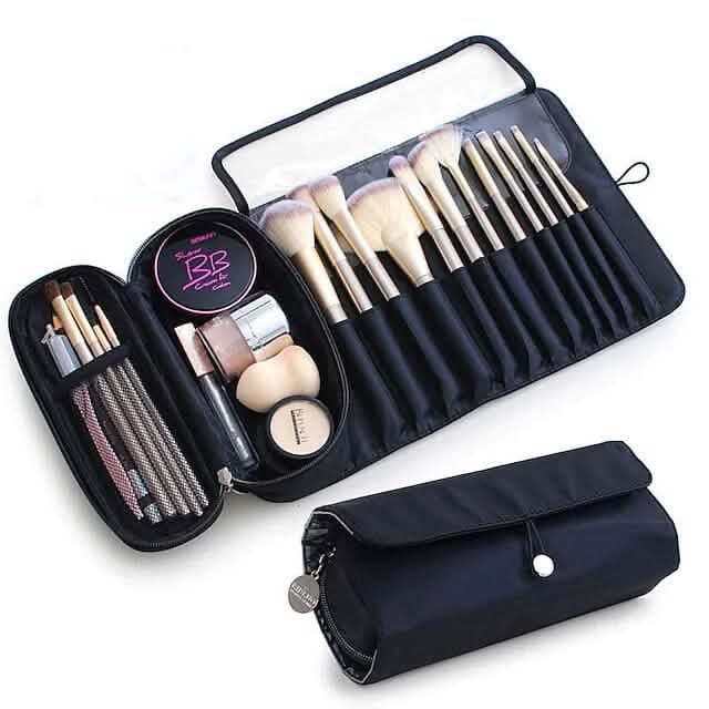 Portable Makeup Brush Organizer Makeup Brush Bag by DailySale