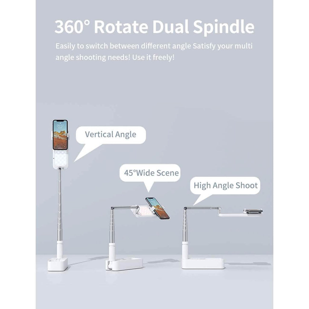 Portable Phone Holder with LED Dimmable Light by DailySale