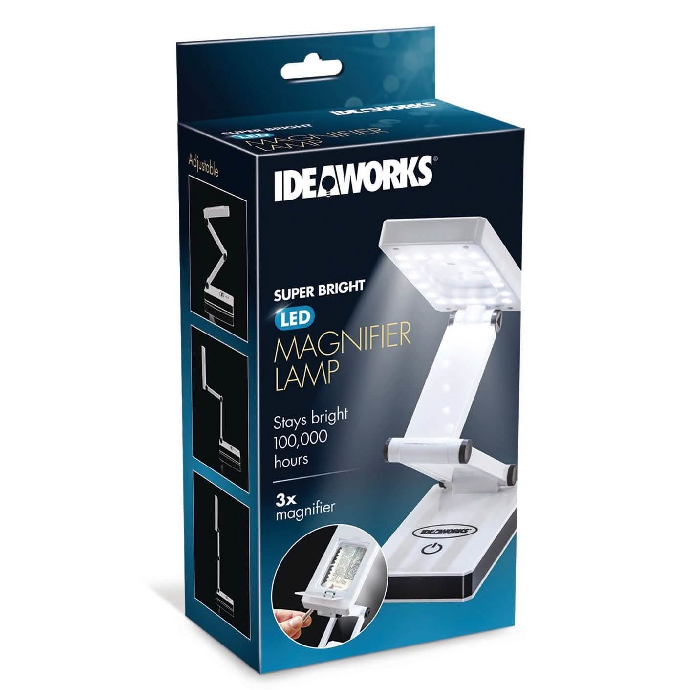 Portable Ultra Bright LED Lamp with 3X Magnifier by DailySale