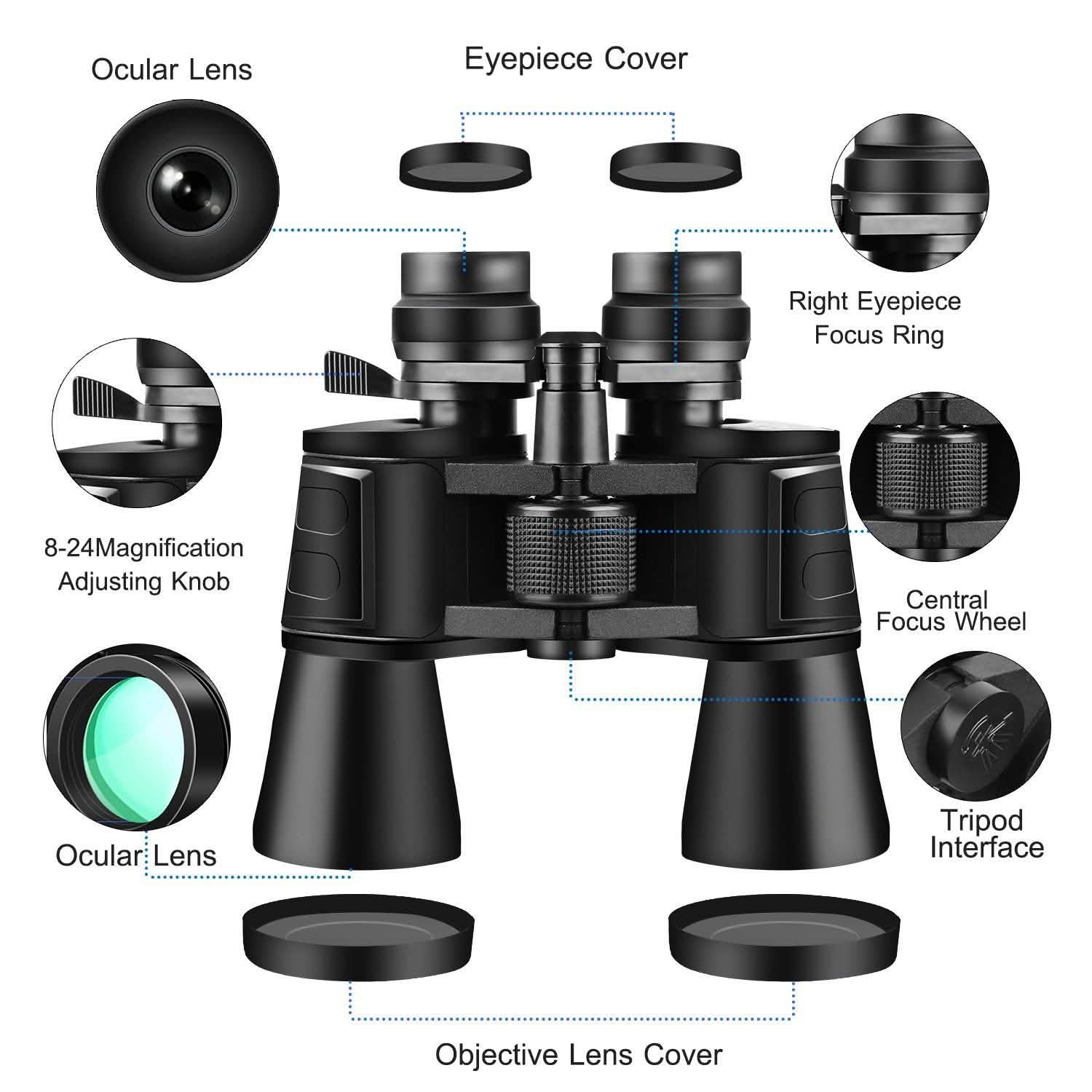 Portable Zoom Binoculars with FMC Lens by DailySale