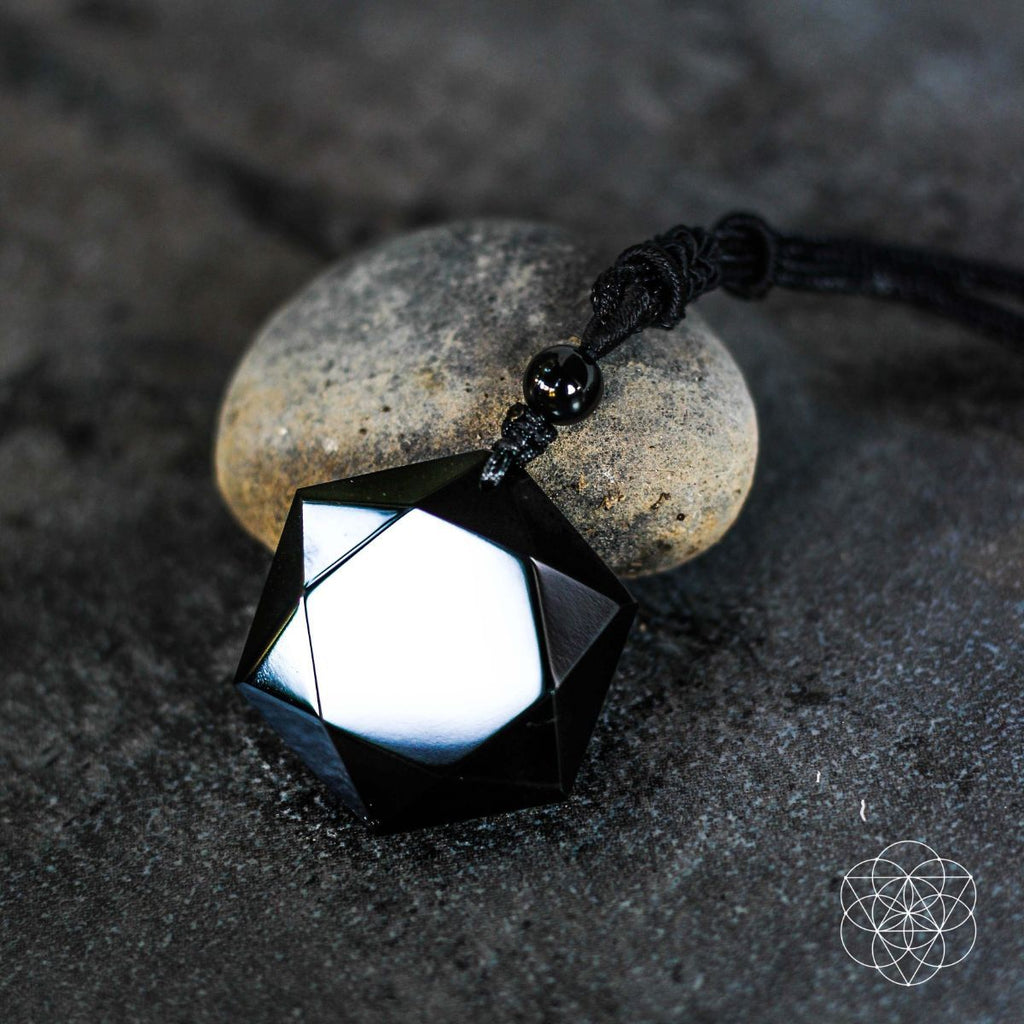 Premium Black Obsidian Talisman by Conscious Items