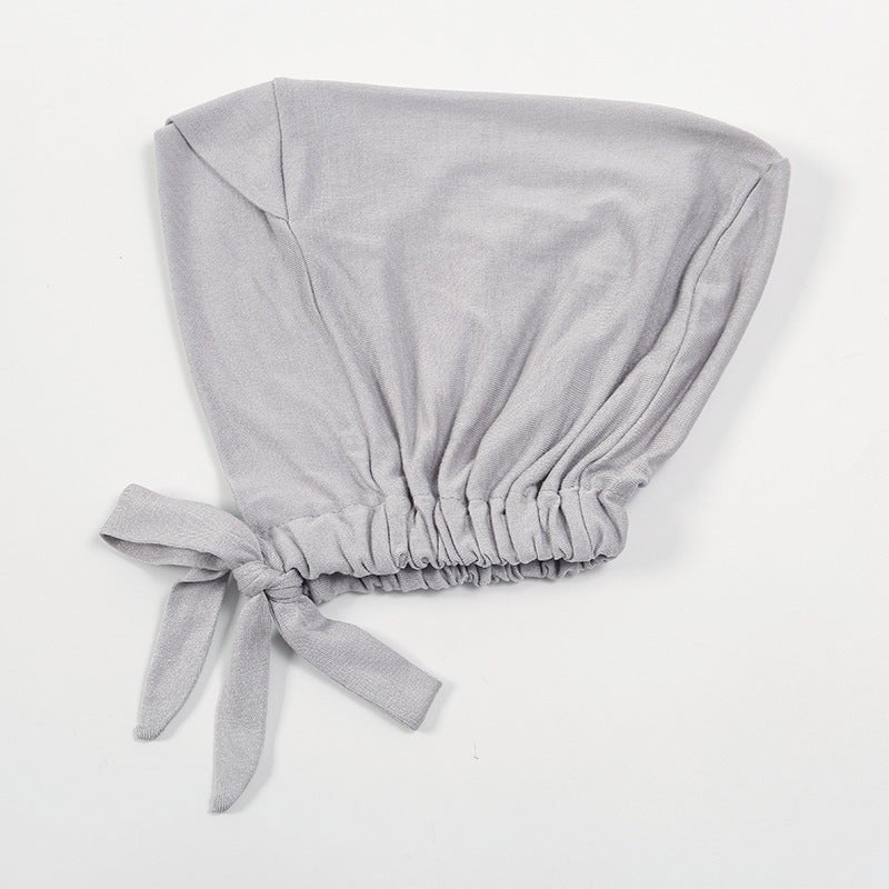 Premium Mercerized Cotton Cross-Strap Design Hijab Cap with Adjustable Brim (MH116) by Mariam's Collection