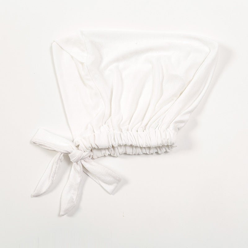 Premium Mercerized Cotton Cross-Strap Design Hijab Cap with Adjustable Brim (MH116) by Mariam's Collection