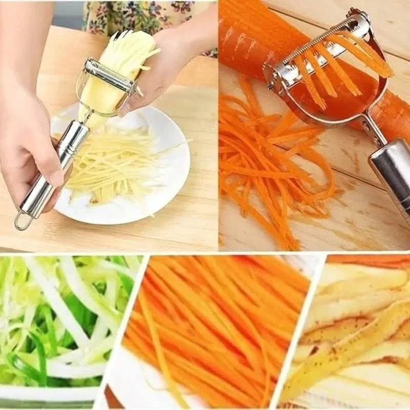 Premium Stainless Steel Vegetable Grater & Peeler by DailySale