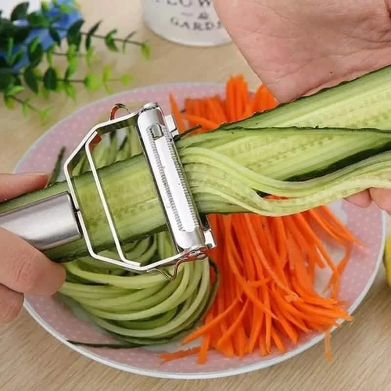 Premium Stainless Steel Vegetable Grater & Peeler by DailySale