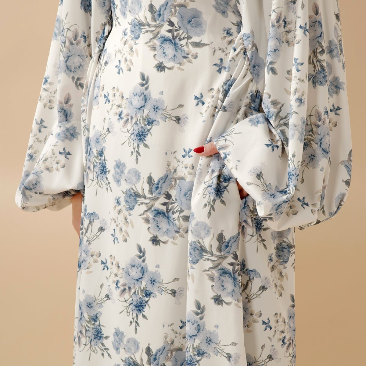 Printed Reversible Abaya (MA082) by Mariam's Collection