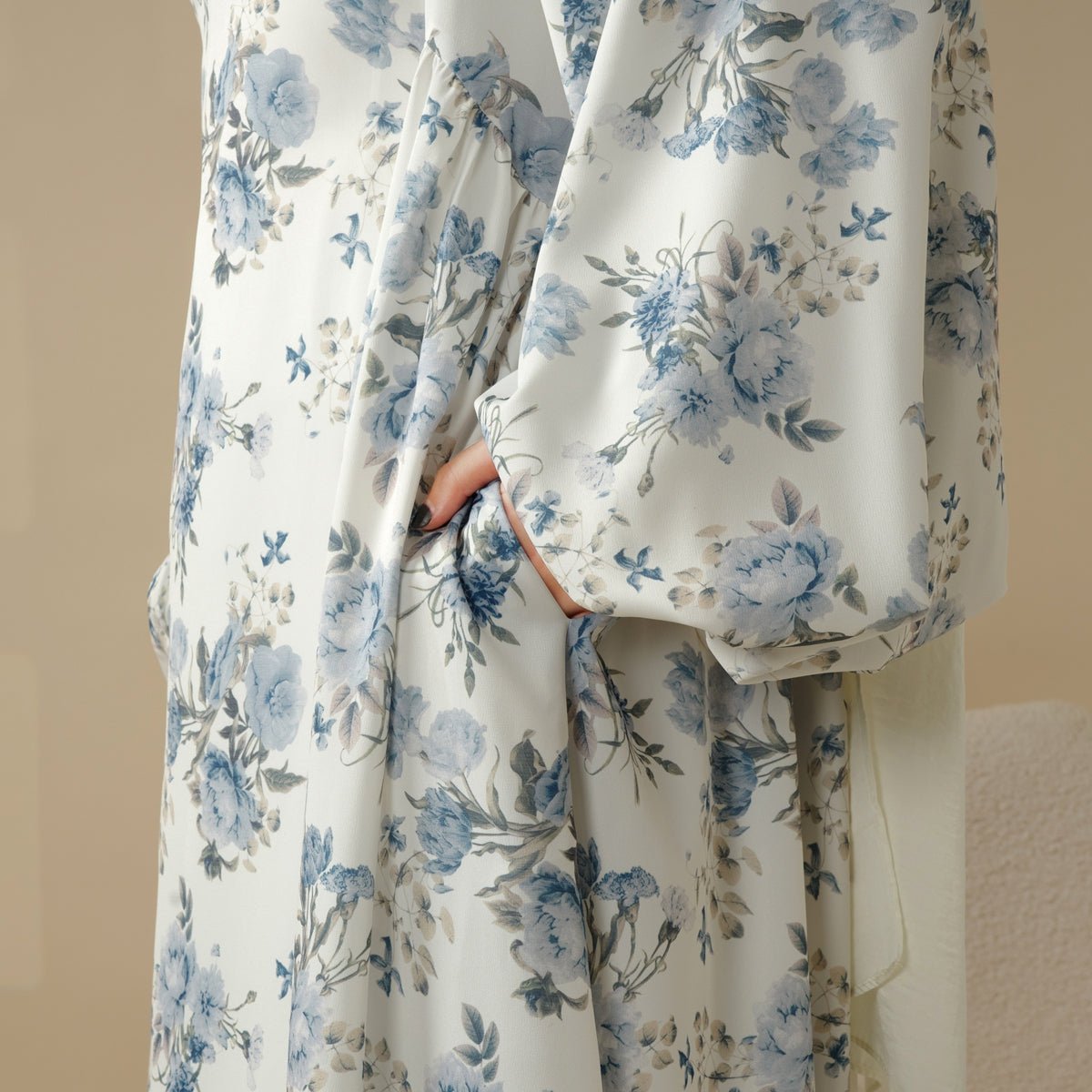 Printed Reversible Abaya (MA082) by Mariam's Collection