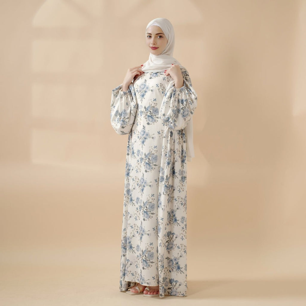 Printed Reversible Abaya (MA082) by Mariam's Collection