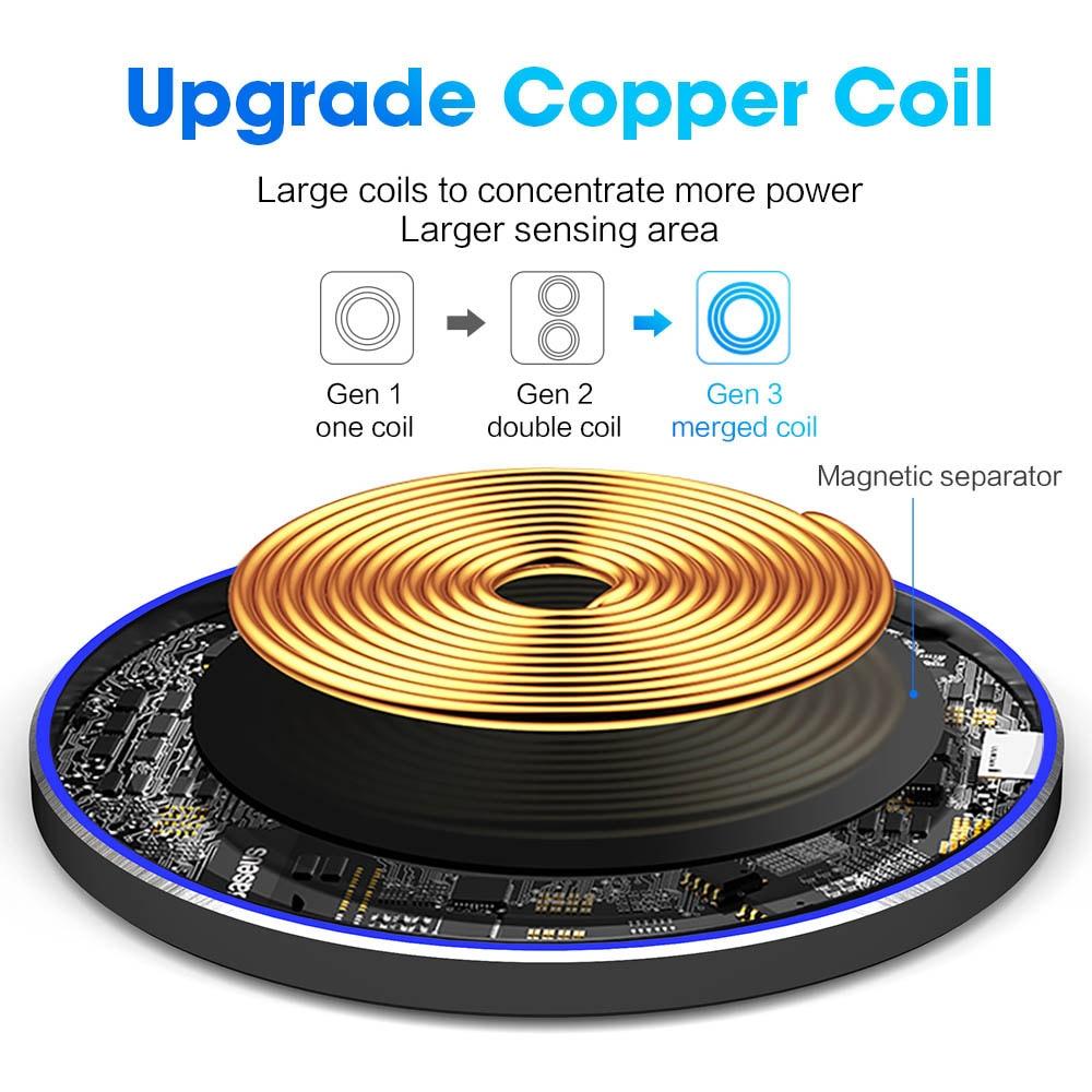 Dragon W9 30W Wireless Charging Pad by Yellow Pandora